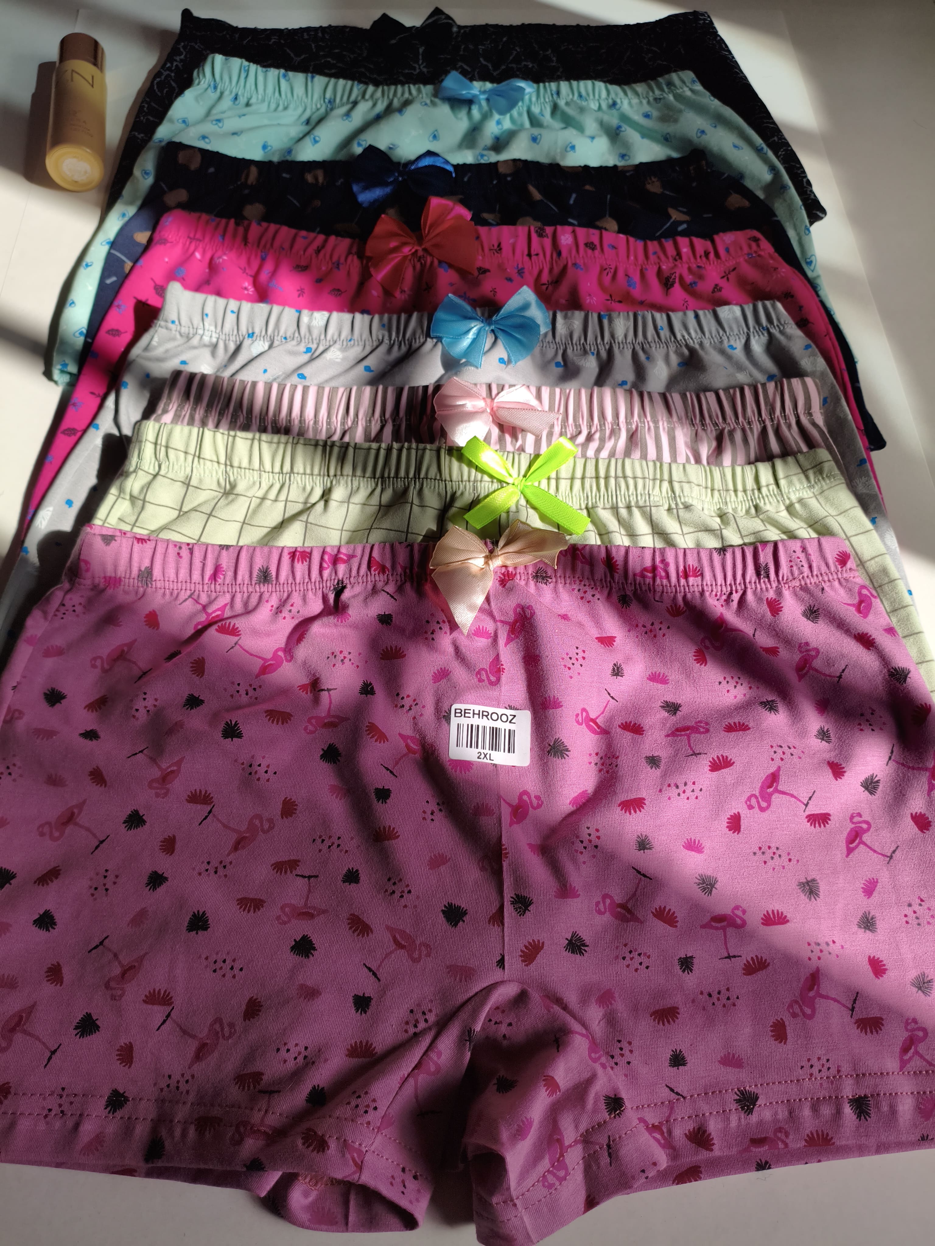 شورت زنانه مدل نیم پا